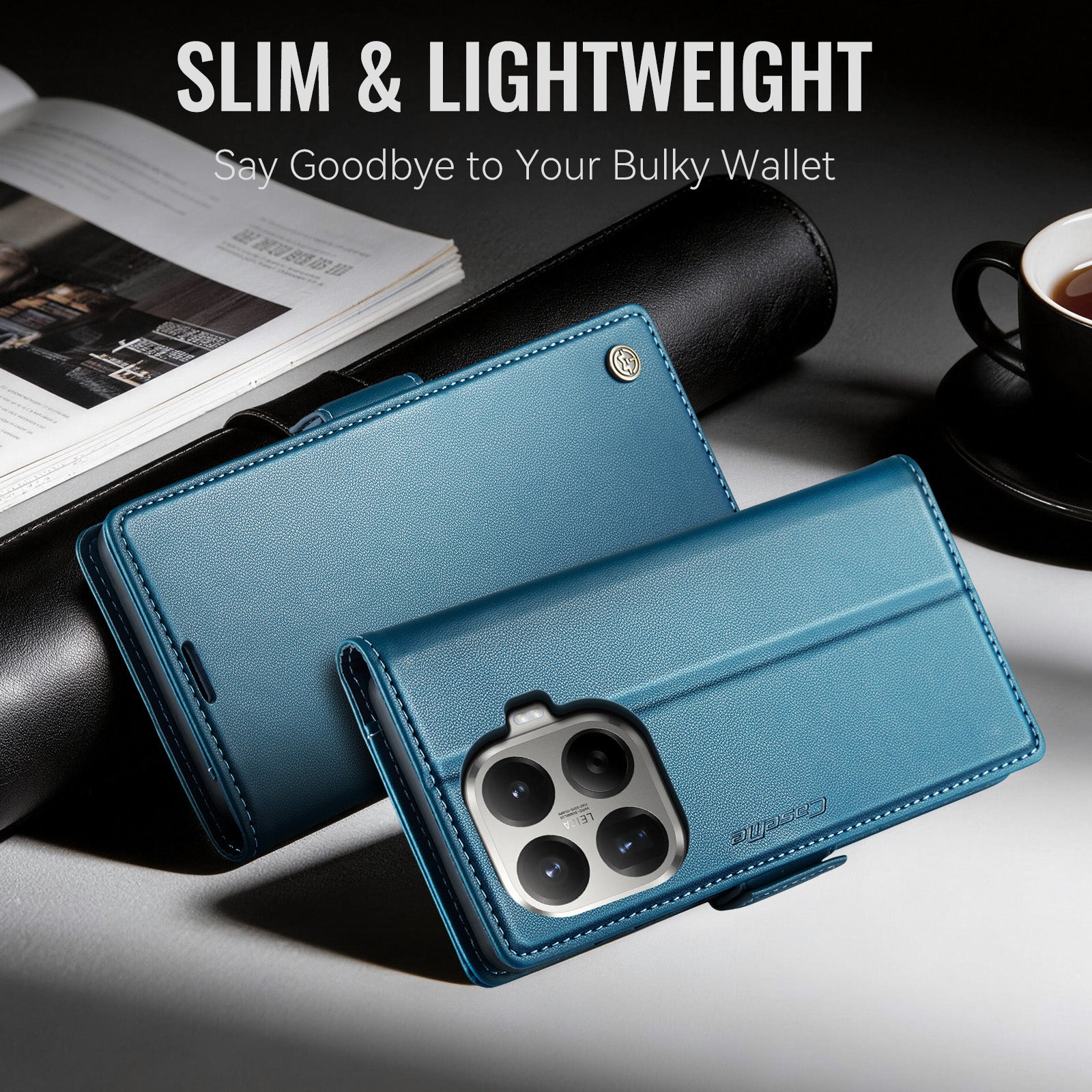 Xiaomi 17T 5G CaseMe Retro Wallet Case [Navy]