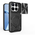 Xiaomi 17T 5G Ring Kickstand Case w/ Camera Cover [Black] - Black