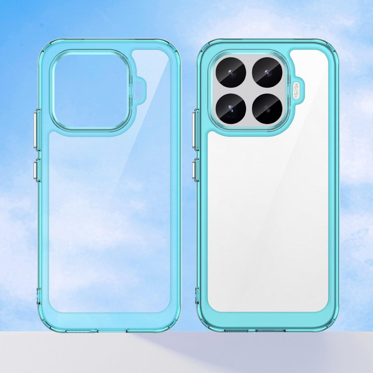 Xiaomi 17T 5G Soft TPU Bumper Shockproof Cover Case [Clear Blue]