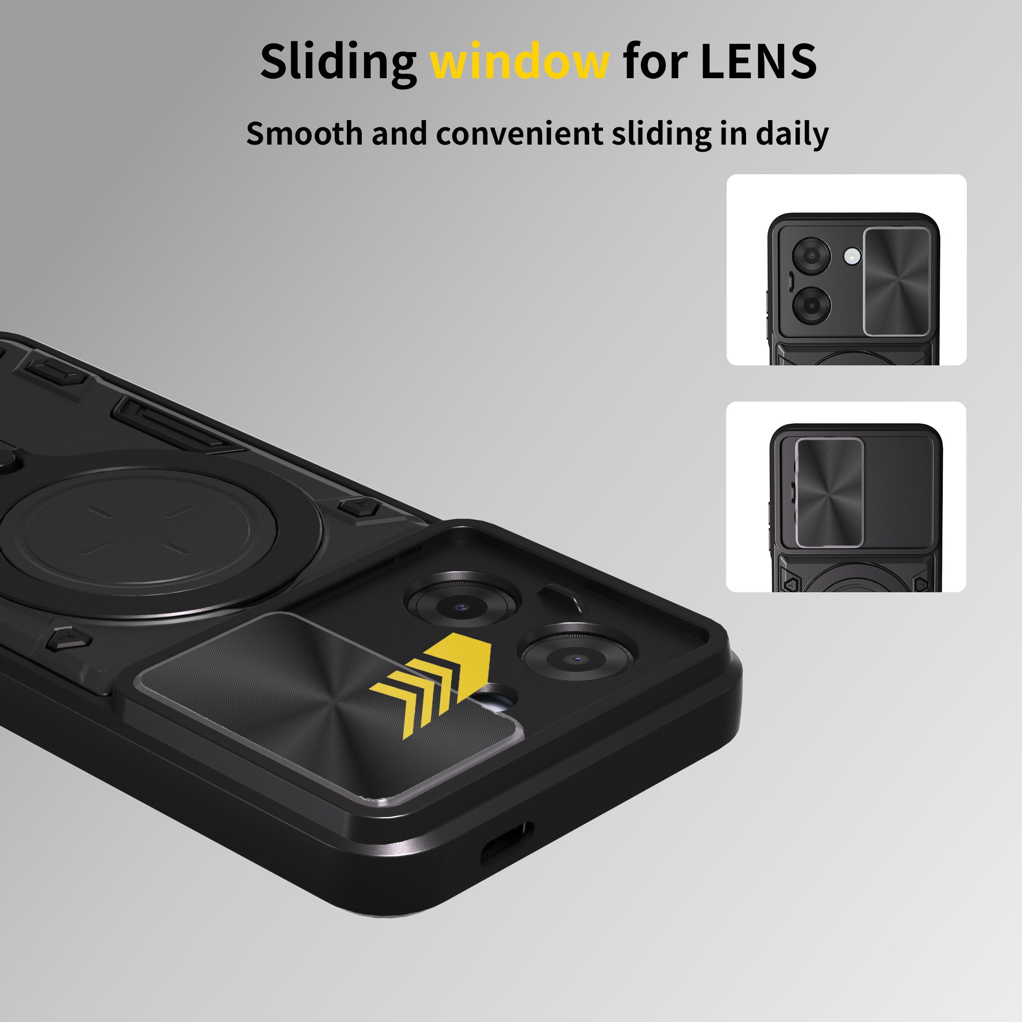 Xiaomi Redmi A5 (2025)  Ring Kickstand Case w/ Camera Cover [Navy]