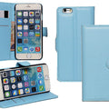iPhone 6/6S Plus PU Wallet (Baby Blue) - LightBlue