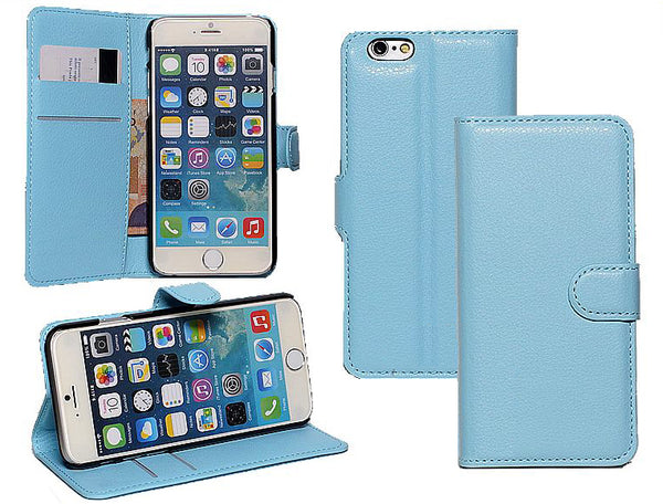 iPhone 6/6S Plus PU Wallet (Baby Blue)