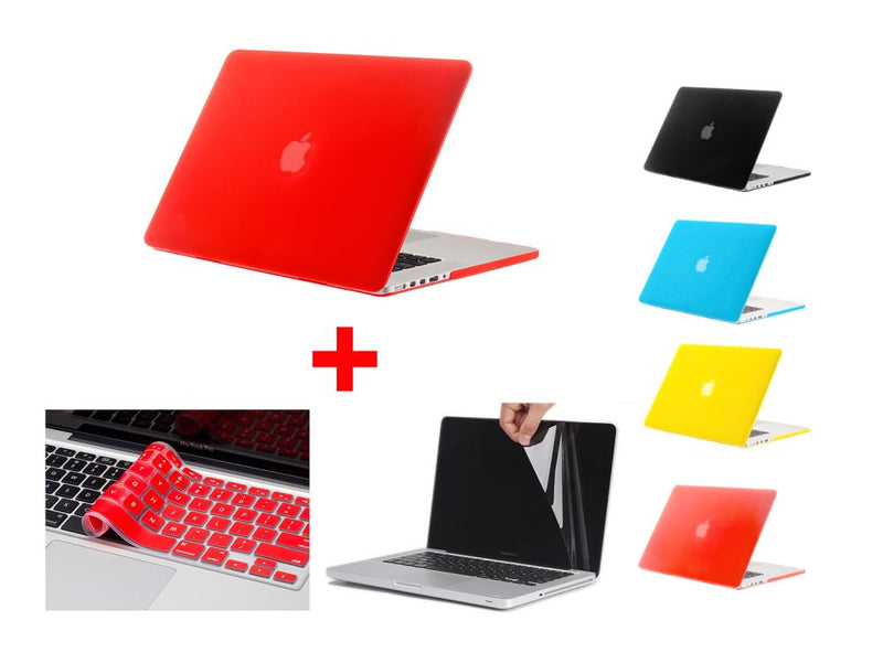 MacBook Pro 15" Retina (2012-2015) A1398 Matte Hard Case (Red)