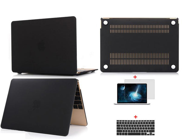 MacBook 12" (2015-2017) A1534 Matte Hard Case (Black)