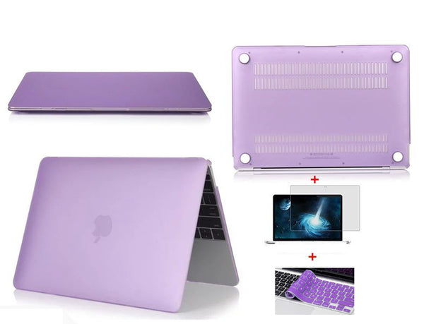 MacBook 12" (2015-2017) A1534 Matte Hard Case (Purple)