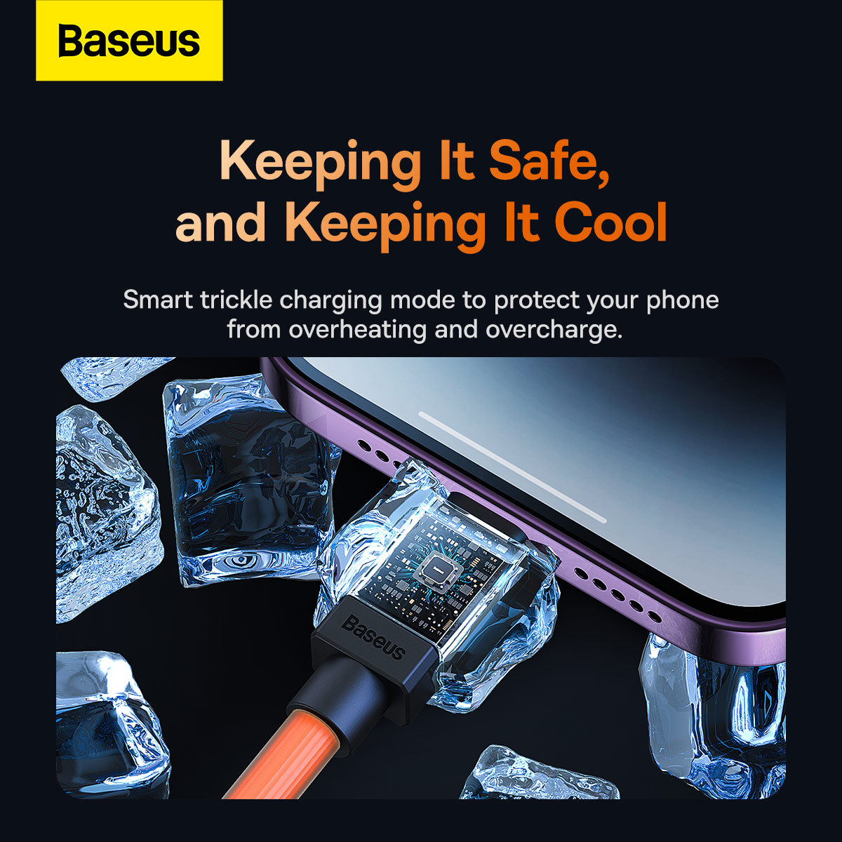 Baseus CoolPlay Series Fast Charging Cable Type-C to iPhone 20W 1m Orange