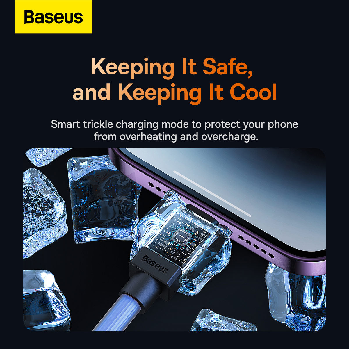 Baseus CoolPlay Series Fast Charging Cable Type-C to iPhone 20W 2m Blue