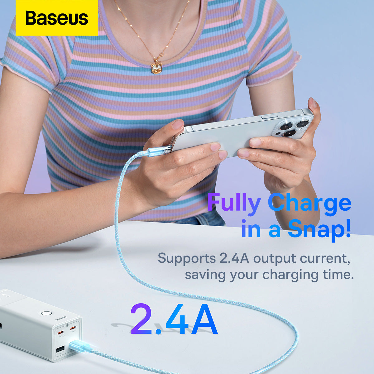 USB-A to Lightning Cable 1m