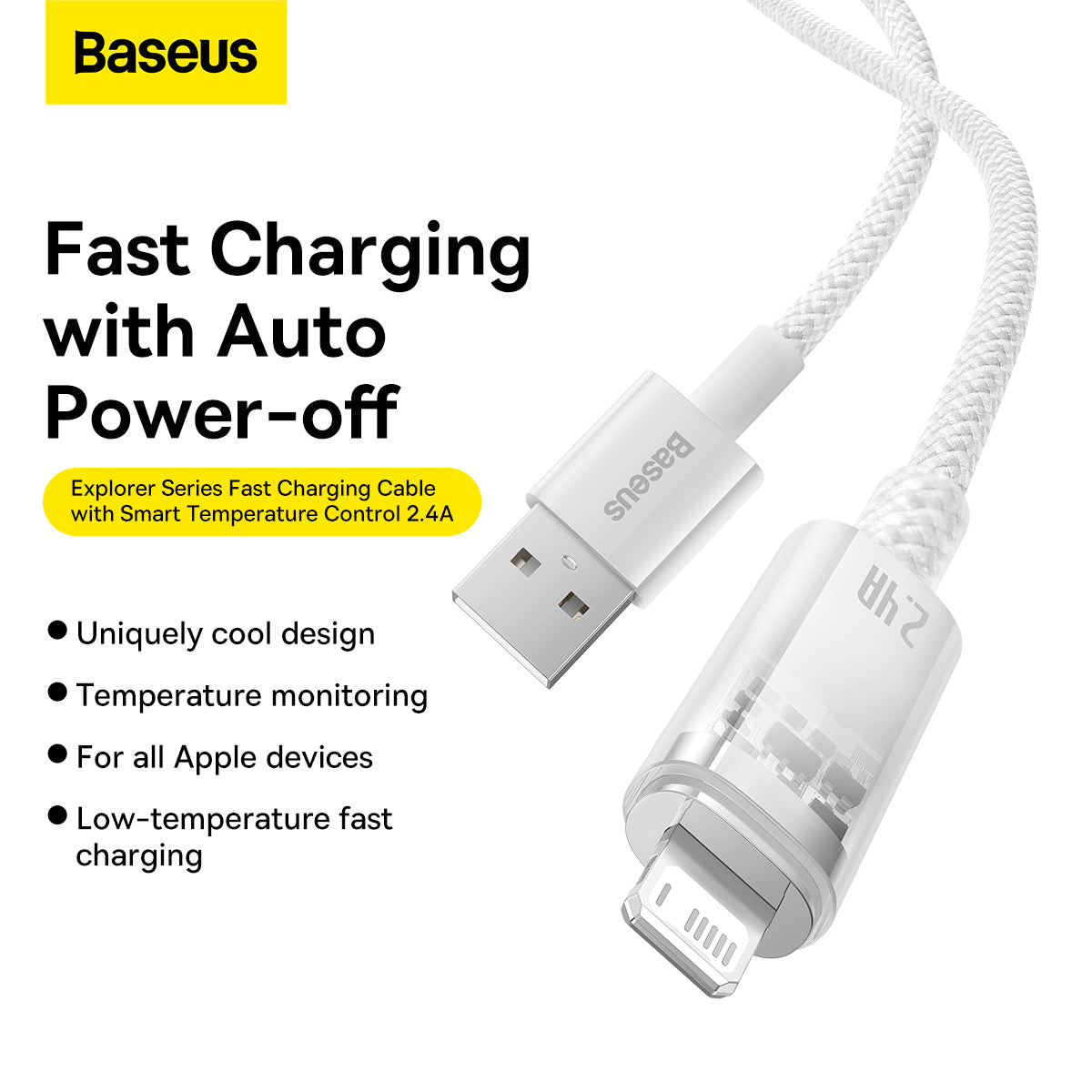 USB-A to Lightning Cable 2m