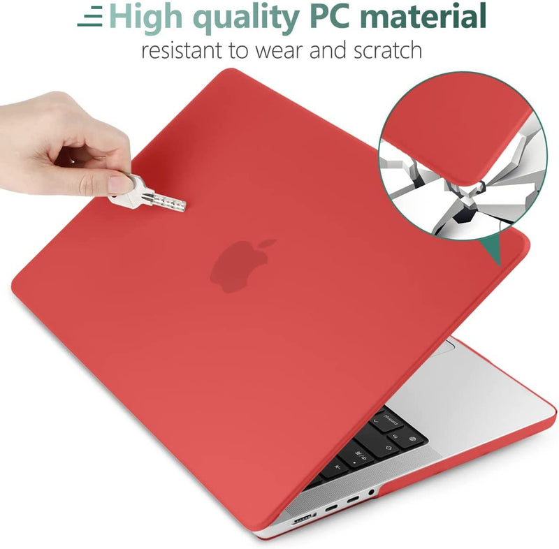MacBook Pro 14" (2021) A2442 Matte Hard Case (Red)