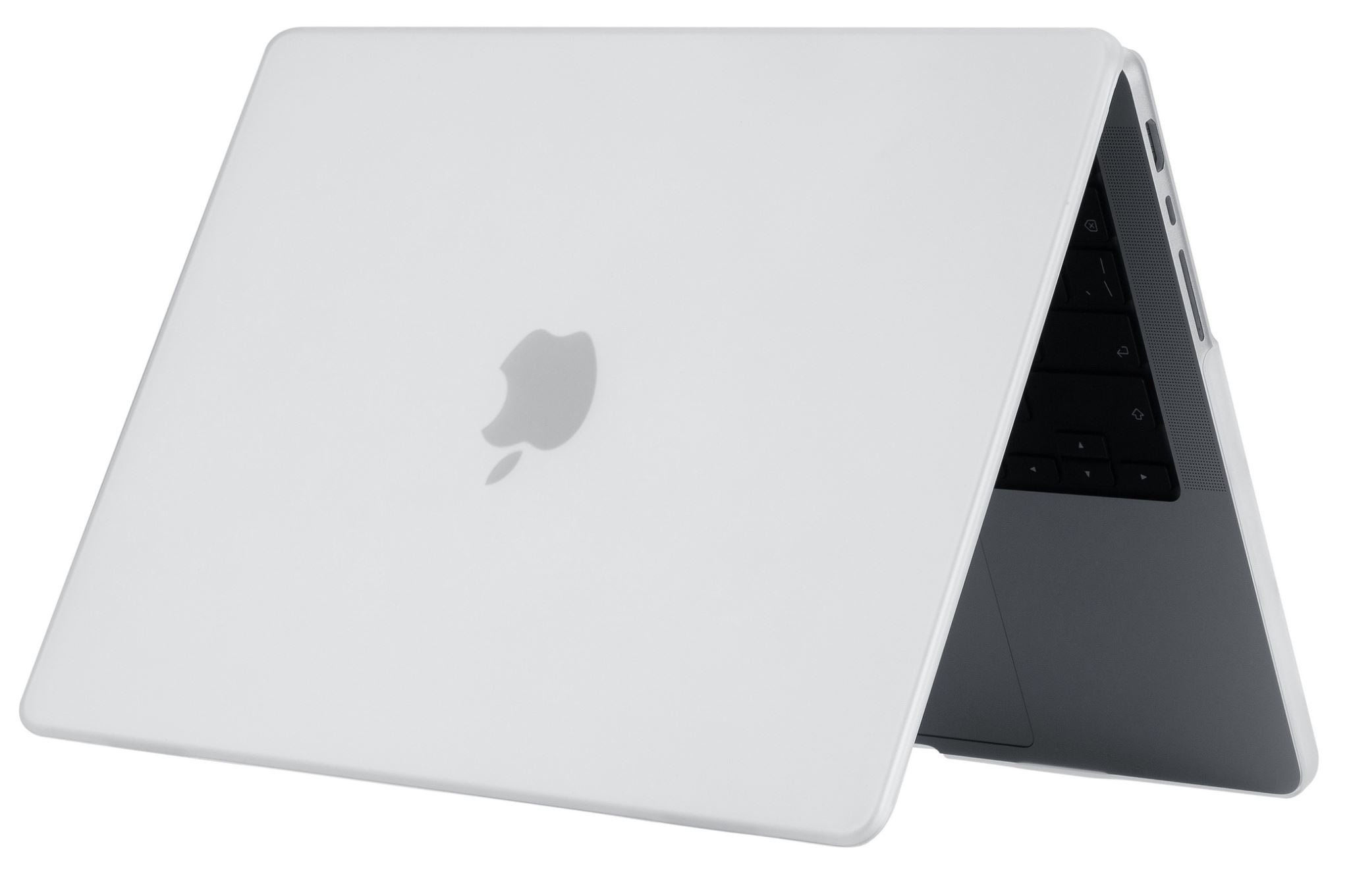 Rubberised Plastic Hard Case for MacBook Pro 16" (M3 Max, 2023) Translucent White