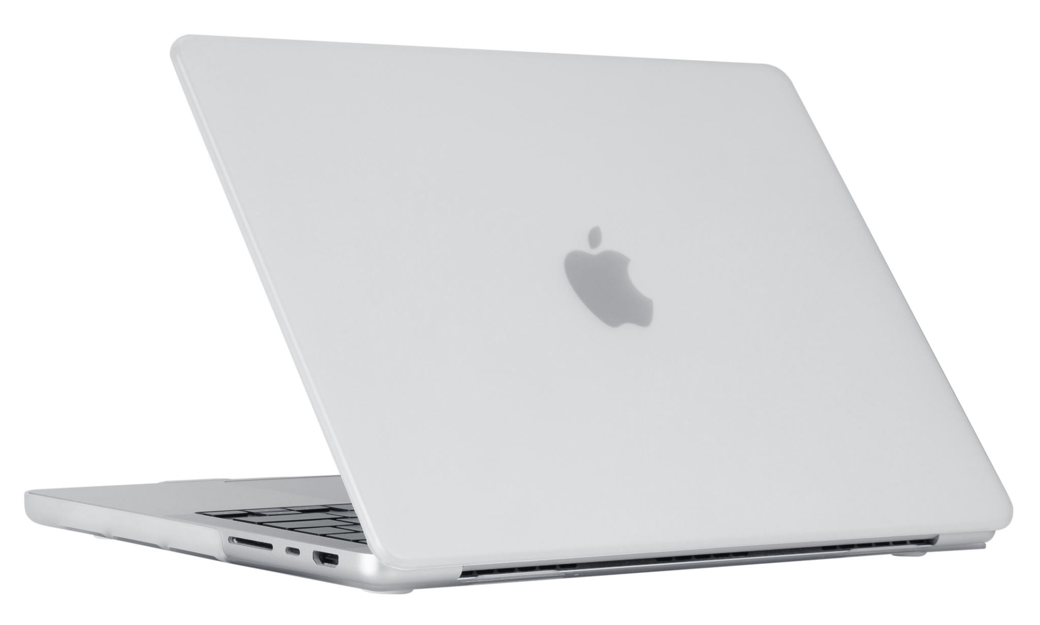 Rubberised Plastic Hard Case for MacBook Pro 16" (M3 Max, 2023) Translucent White