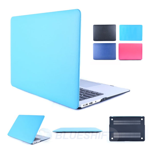 MacBook Air 11" (2012-2015) A1465 Leatherette Hard Case (Sky Blue)