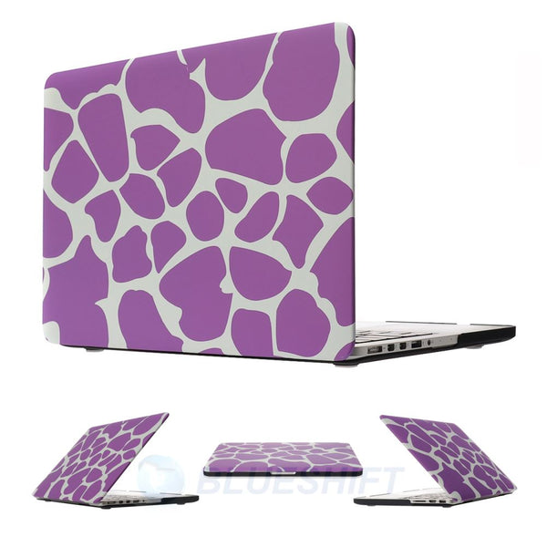 MacBook Pro 13" Retina (2013-2015) A1502 Designer Hard Case (Purple Giraffe)