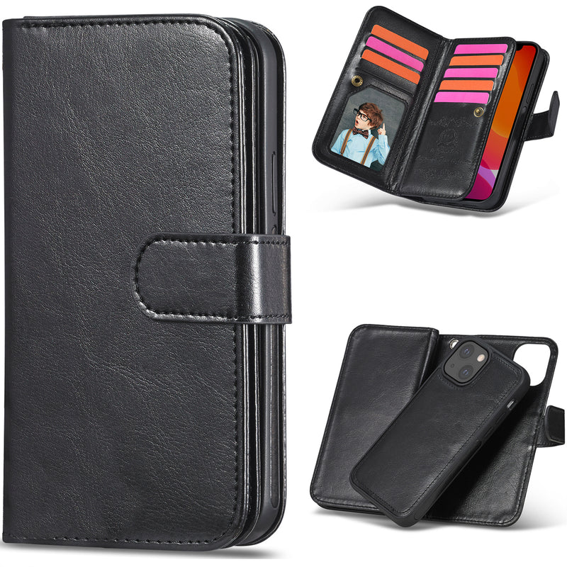 iPhone 13 Mini Case Double Wallet (Black)
