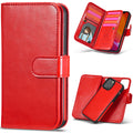 iPhone 13 Pro Case Double Wallet (Red) - Red