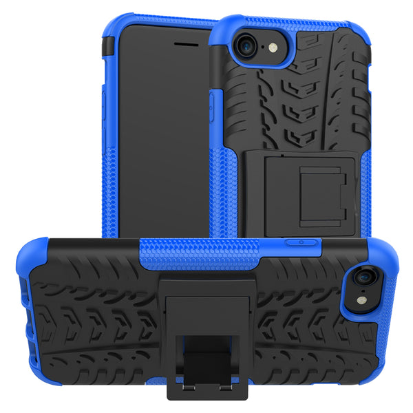 iPhone SE Case (3rd Gen) Heavy Duty (Blue)
