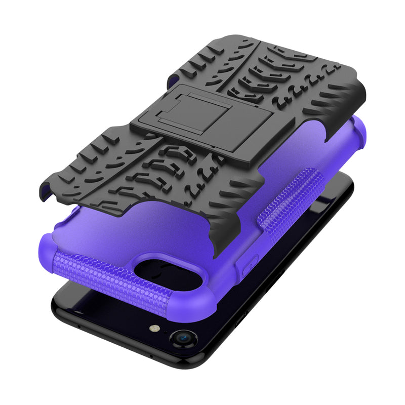 iPhone SE Case (3rd Gen) Heavy Duty (Purple)