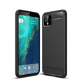 Google Pixel 4XL Carbon Fibre TPU Case Slim Shockproof Cover Black - Black