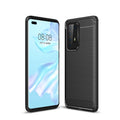 Huawei P40Pro Carbon Fibre TPU Case Slim Shockproof Cover Black - Black