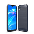 Huawei Y5-2019/Honor8S Carbon Fibre TPU Case Slim Shockproof Cover Navy - Navy