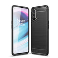 OnePlus Nord CE 5G Carbon Fibre TPU Case Slim Shockproof Cover Black - Black