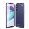 OnePlus Nord CE 5G Carbon Fibre TPU Case Slim Shockproof Cover Navy - Navy