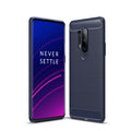 OnePlus 8Pro Carbon Fibre TPU Case Slim Shockproof Cover Navy - Navy