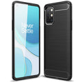 OnePlus 8T Carbon Fibre TPU Case Slim Shockproof Cover Black - Black