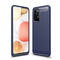 Samsung A52s 5G Carbon Fibre TPU Case Slim Shockproof Cover Navy - Navy