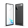 Samsung Note20 Carbon Fibre TPU Case Slim Shockproof Cover Black - Black