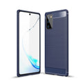 Samsung Note20 Carbon Fibre TPU Case Slim Shockproof Cover Navy - Navy