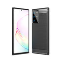 Samsung Note20Ultra Carbon Fibre TPU Case Slim Shockproof Cover Black - Black