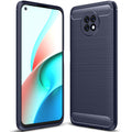 Xiaomi Redmi Note 9T/Note 9-5G Carbon Fibre TPU Case Slim Shockproof Cover Navy - Navy