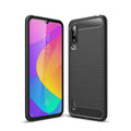 Xiaomi Mi 9Lite/A3Lite/CC9 Carbon Fibre TPU Case Slim Shockproof Cover Black - Black