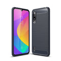 Xiaomi Mi 9Lite/A3Lite/CC9 Carbon Fibre TPU Case Slim Shockproof Cover Navy - Navy