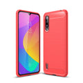 Xiaomi Mi 9Lite/A3Lite/CC9 Carbon Fibre TPU Case Slim Shockproof Cover Red - Red