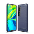 Xiaomi Mi Note 10/Note 10Pro/CC9Pro Carbon Fibre TPU Case Slim Shockproof Cover Navy - Navy