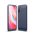 Xiaomi Redmi Note 8T Carbon Fibre TPU Case Slim Shockproof Cover Navy - Navy