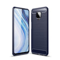 Xiaomi Redmi Note 9S/Note9Pro Carbon Fibre TPU Case Slim Shockproof Cover Navy - Navy