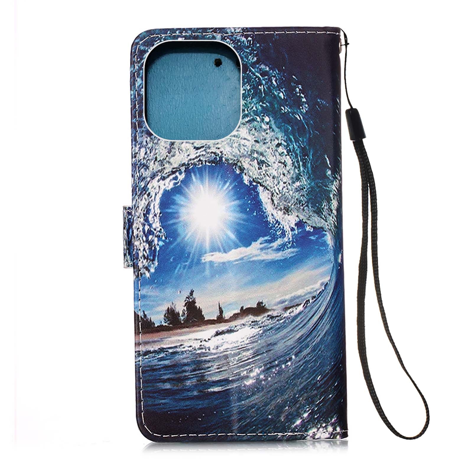 iPhone 13 Pro Max Case Designer PU (SeaWave)