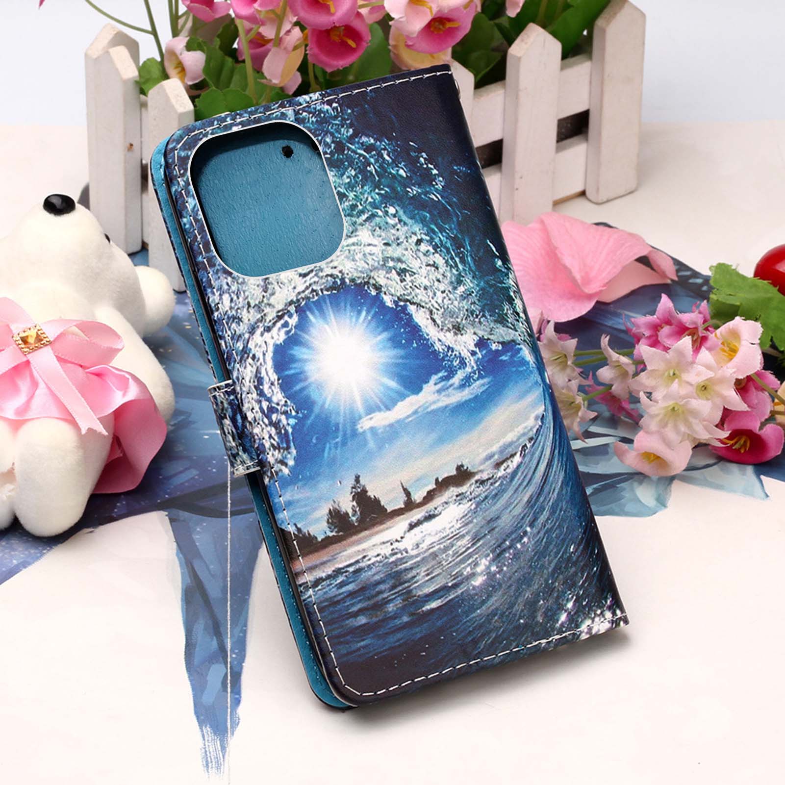 iPhone 13 Pro Max Case Designer PU (SeaWave)