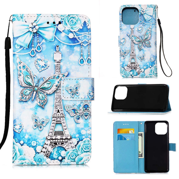 iPhone 13 Mini Case Designer PU (EiffelTower)