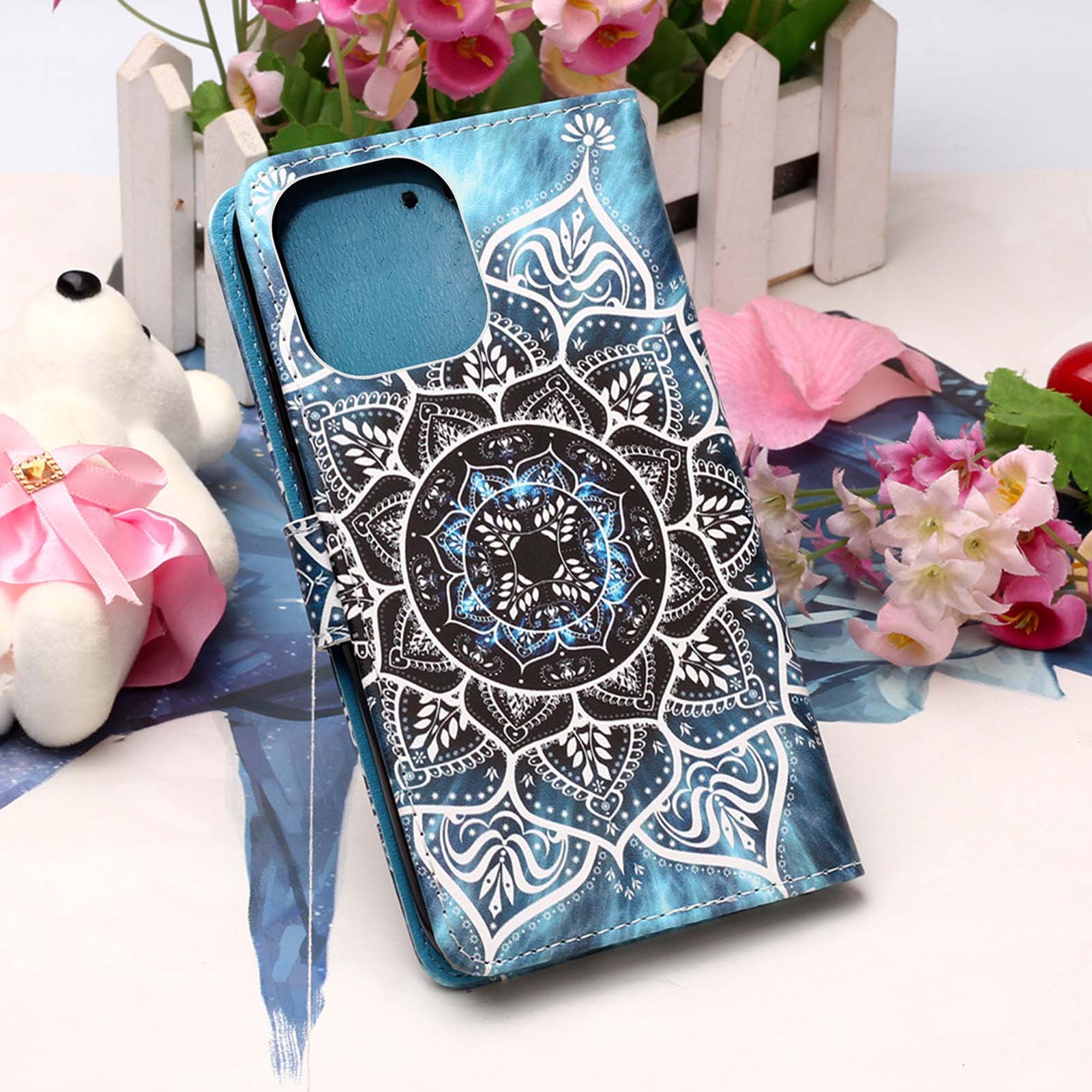 iPhone 13 Pro Max Case Designer PU (Mandala)