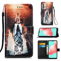 Samsung A32 5G Case Designer PU (Cat&Tiger)