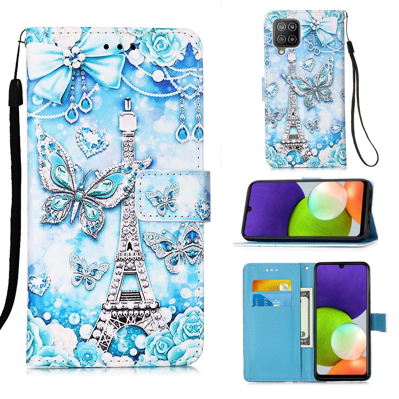 Samsung M32 Case Designer PU (EiffelTower)