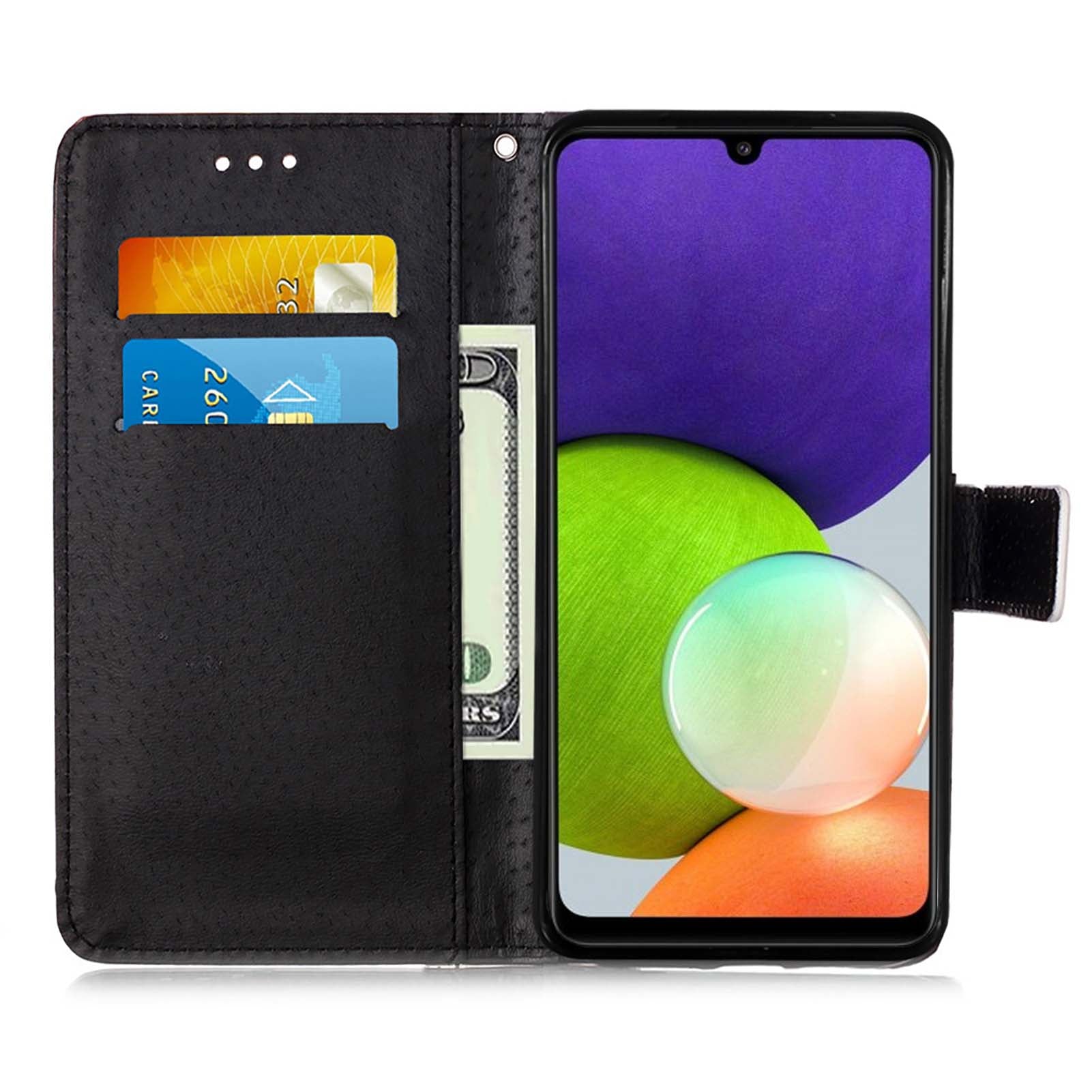 Samsung M32 Case Designer PU (Cat&Tiger)