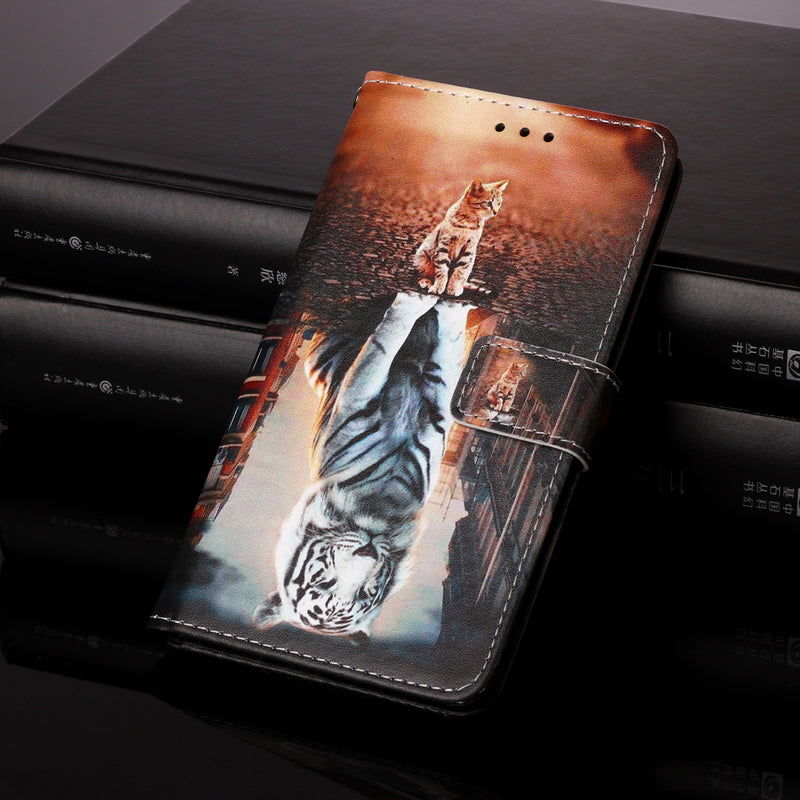 Samsung Galaxy S22 Ultra Case Designer PU (Cat&Tiger)