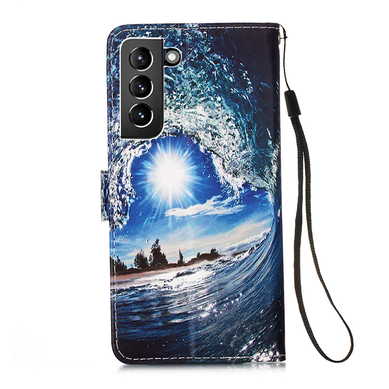 Samsung S21 Plus Case Designer PU (SeaWave)