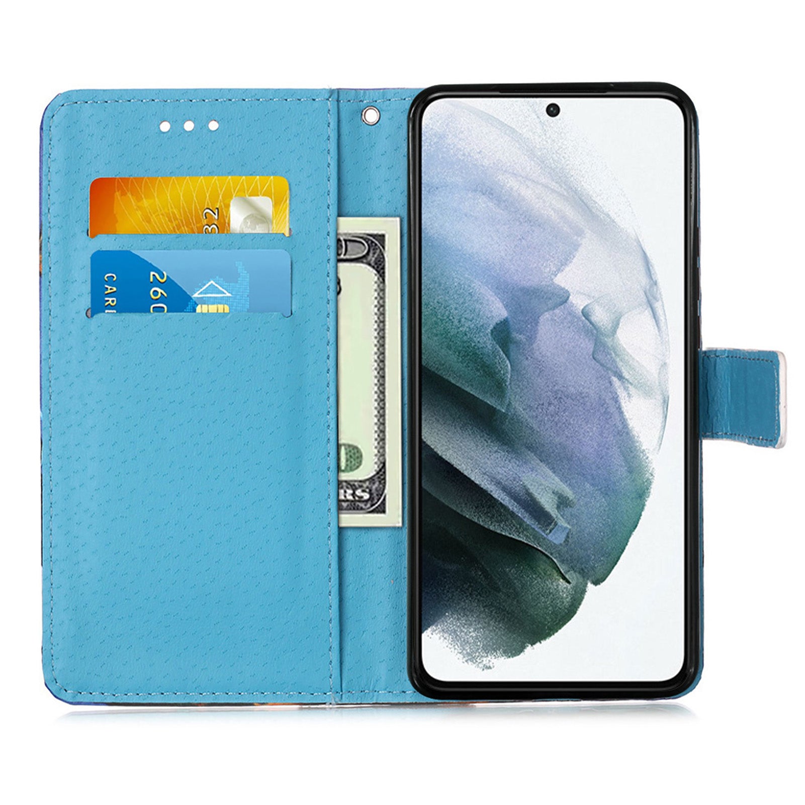 Samsung S21 Plus Case Designer PU (SeaWave)